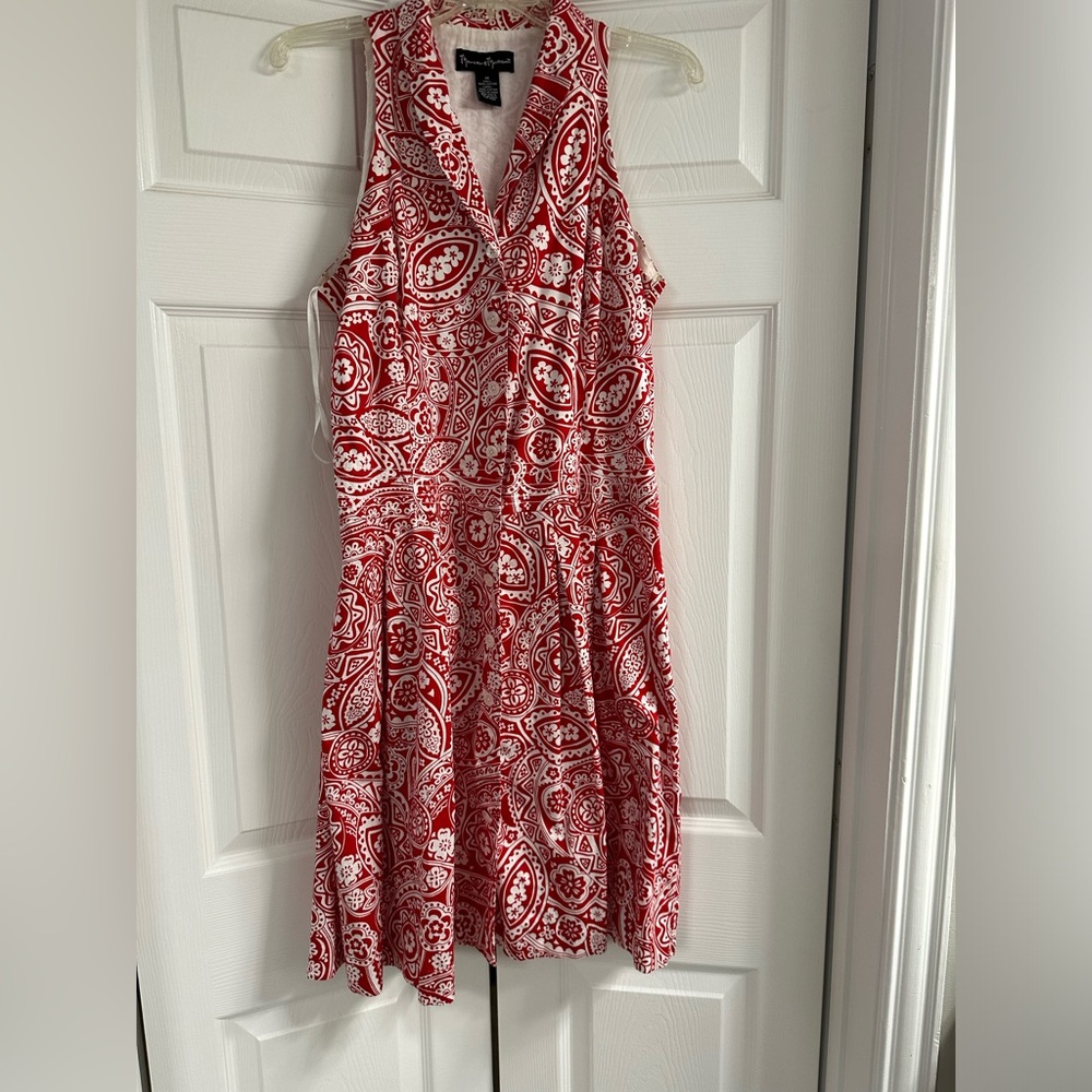 Cotton dress halter neck ,buttoned